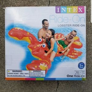 Intex ride on lobster pool float